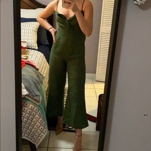olive green jumpsuit